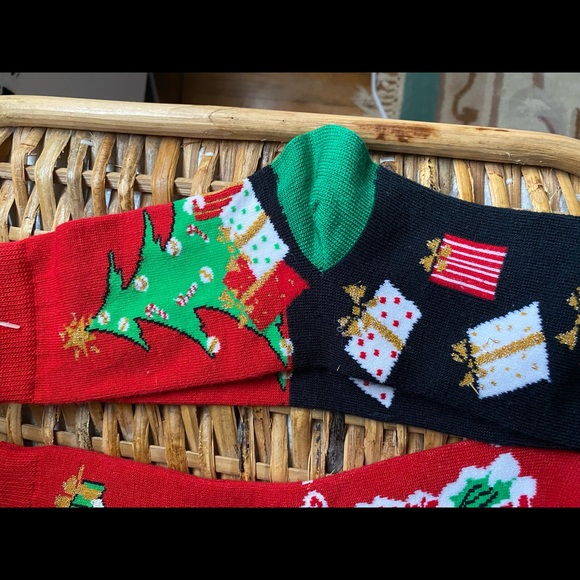 NWT Vintage Caldor Christmas socks 2 pairs - Picture 5 of 6